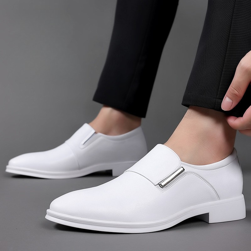 Hader - Mocassins de Couro Com Biqueira Pontiaguda