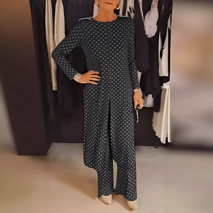 Maryse - Conjunto de Duas Peças com Bolinhas Alegres