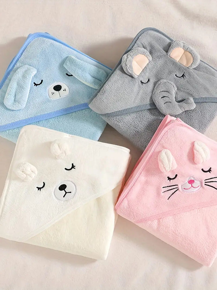 TinyTowel - Toalha De Banho Macia e Absorvente Para Bebés