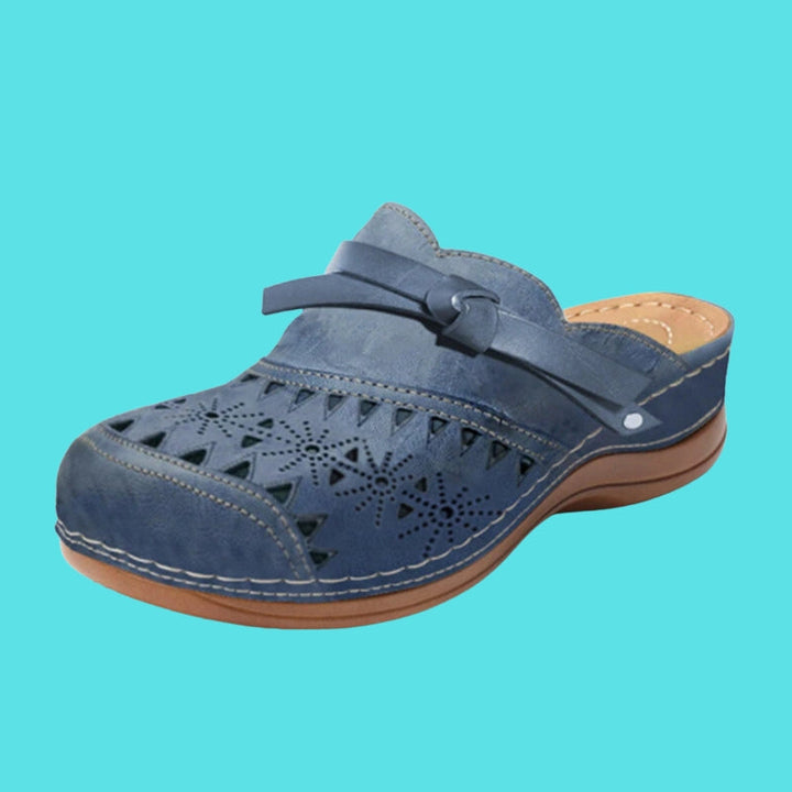 Nicholle - Mules Rasas Com Furo Na Frente