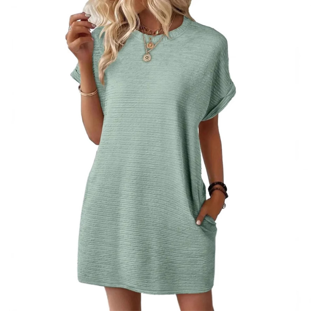 Elviaa - Mini Vestido Elegante Com Bolso