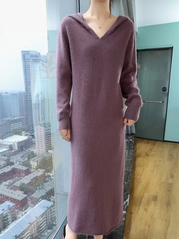 Karsyn - Vestido De Caxemira Com Capuz