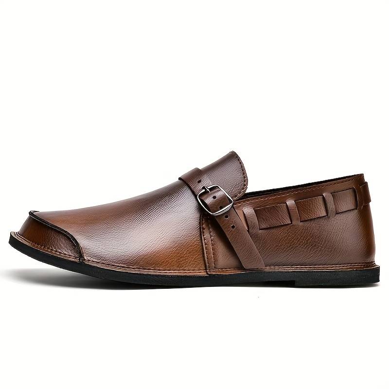 Efraim - Mocassim Confortável De Estilo Retro, Sem Atacadores