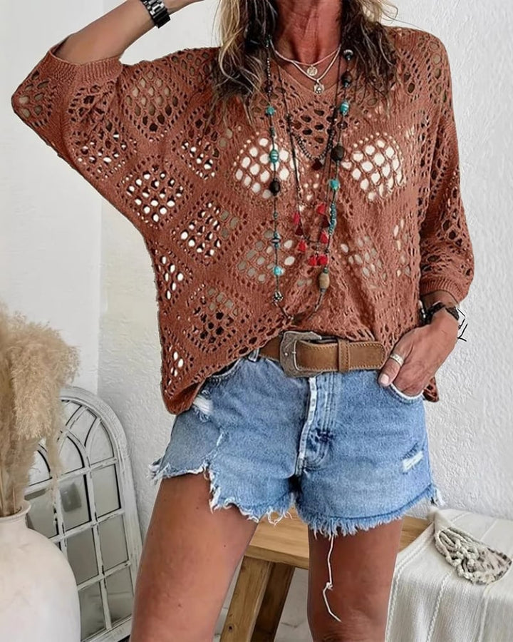 Helenia - Camisola de Malha Respirável