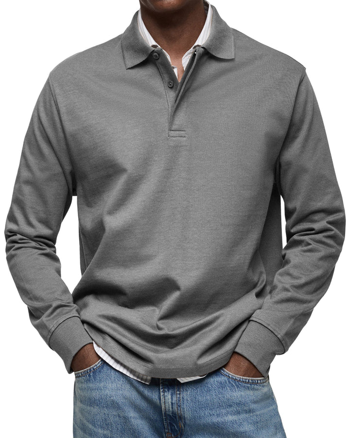 Joseba - Polo Casual de Manga Comprida