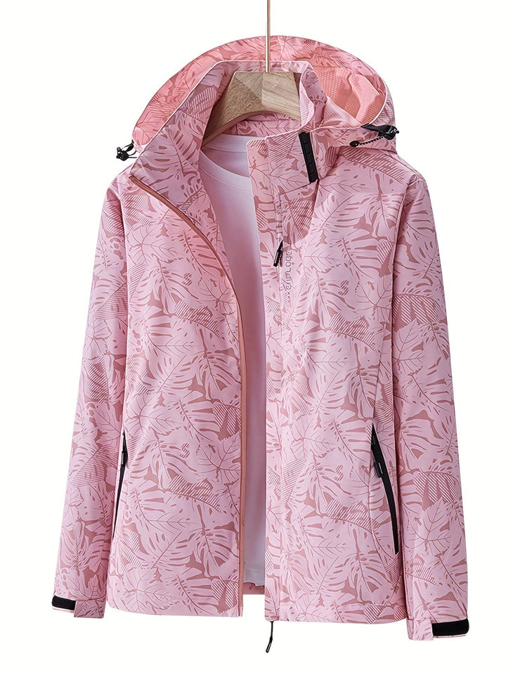 Joana - Casaco Estampado à Prova de Vento