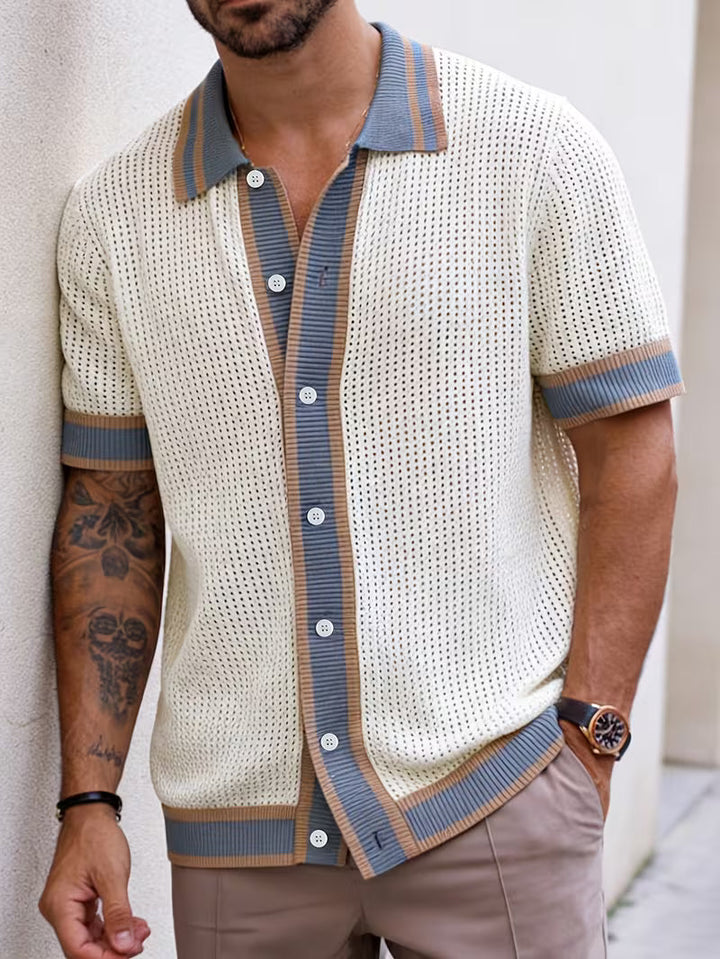 Walt - Camisa De Malha Com Gola Com Lapela