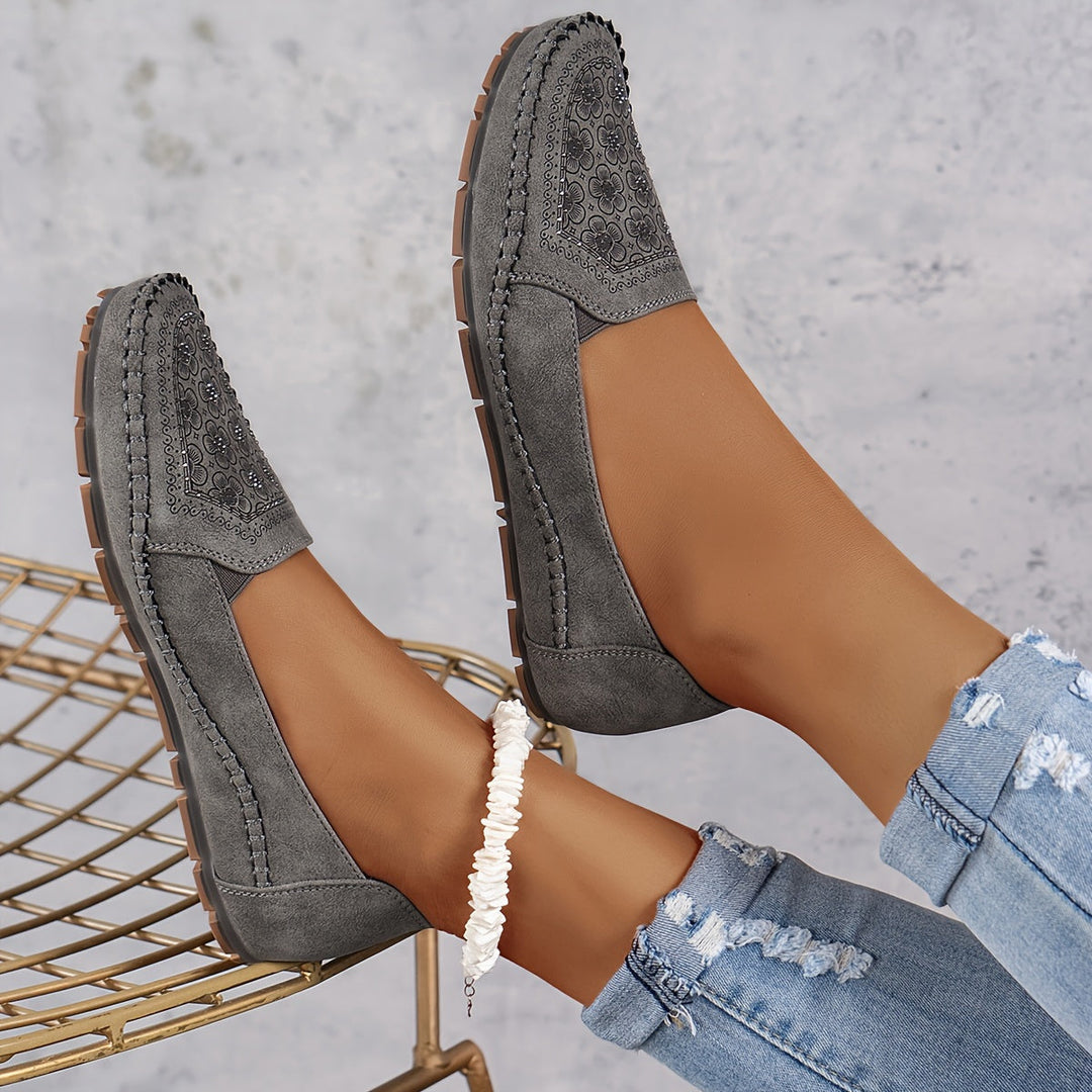Lyrissa - Sapatos Confortáveis Com Costura