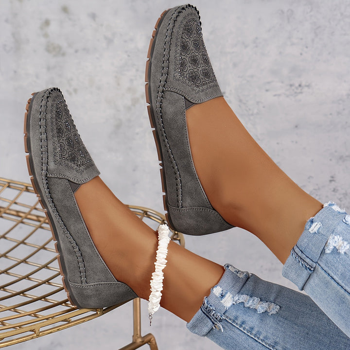 Lyrissa - Sapatos Confortáveis Com Costura