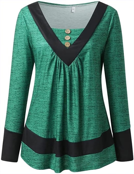 Grisel - Camiseta Elegante Com Corte Alargado