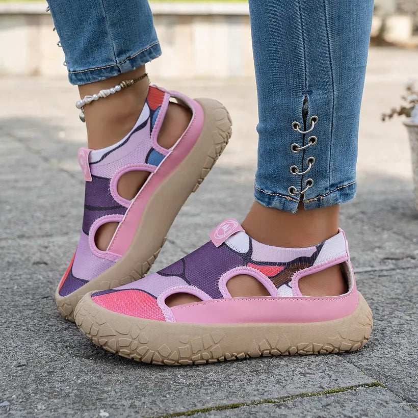 Maylis - Sapatos Elegantes Com Salto Em Cunha
