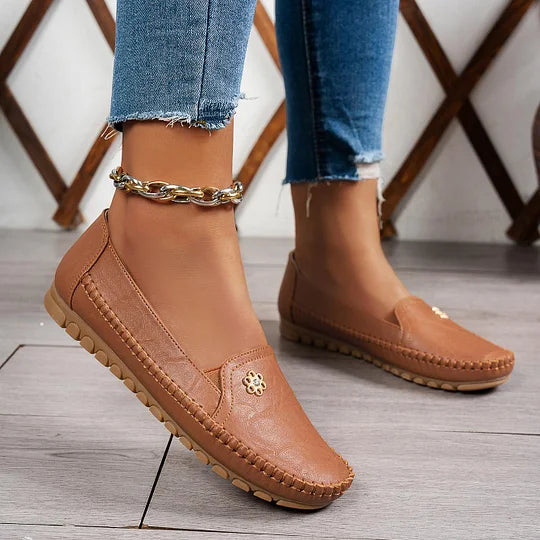Avigayil - Sapatos Ortopédicos de Couro Leves