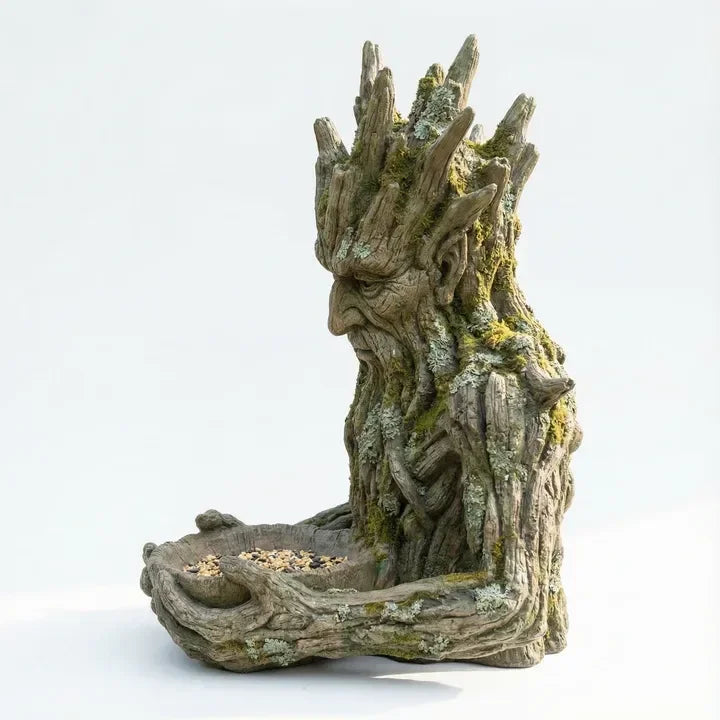 NatureHold - Uma Escultura Para Alimentar Pássaros Integrada Numa árvore