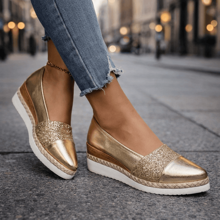Jahaira - Elegante Antiderrapante Sapatos de Cunha