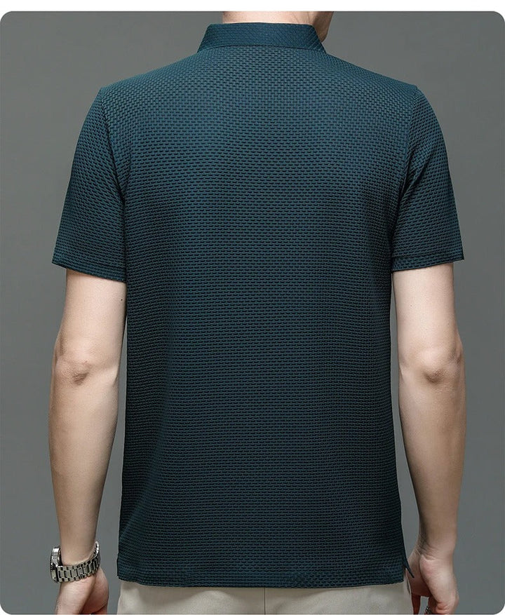 Prestigio - Camisa Polo de Manga Curta Elástica