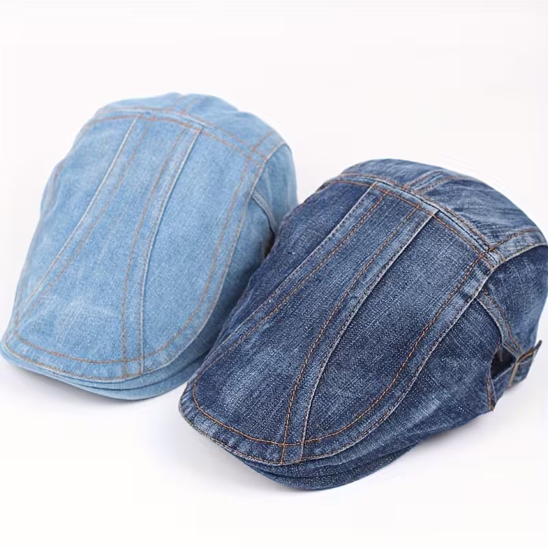 DenimCrown - Boina Informal Unissexo Em Ganga