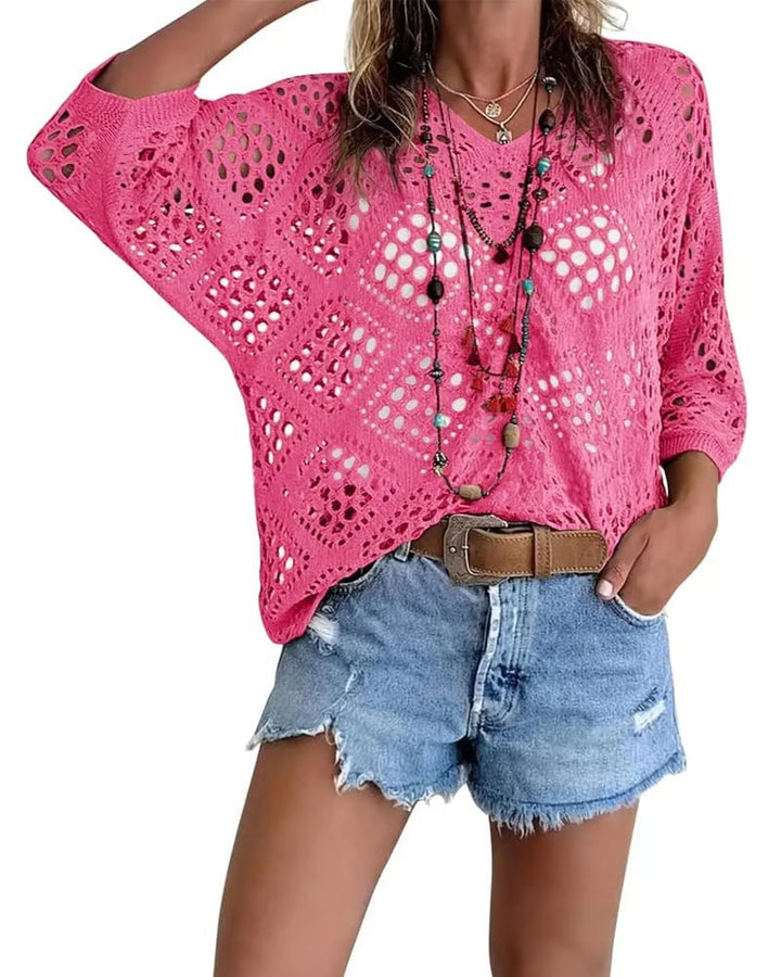 Helenia - Camisola de Malha Respirável