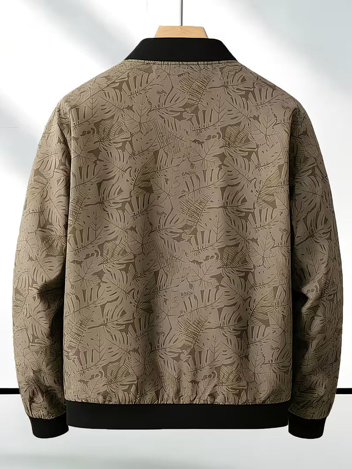 Dagan - Casaco Desportivo Casual de Manga Comprida Com Fecho