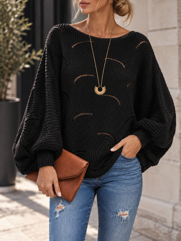 Zeyna - Camisola de Malha de Manga Comprida