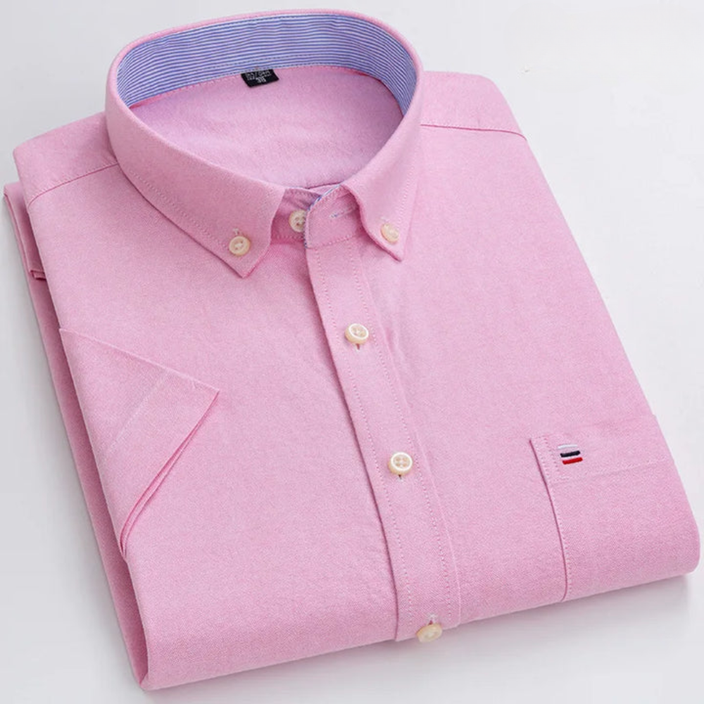 Petersen - Camisa Clássica de Algodão Com Padrão