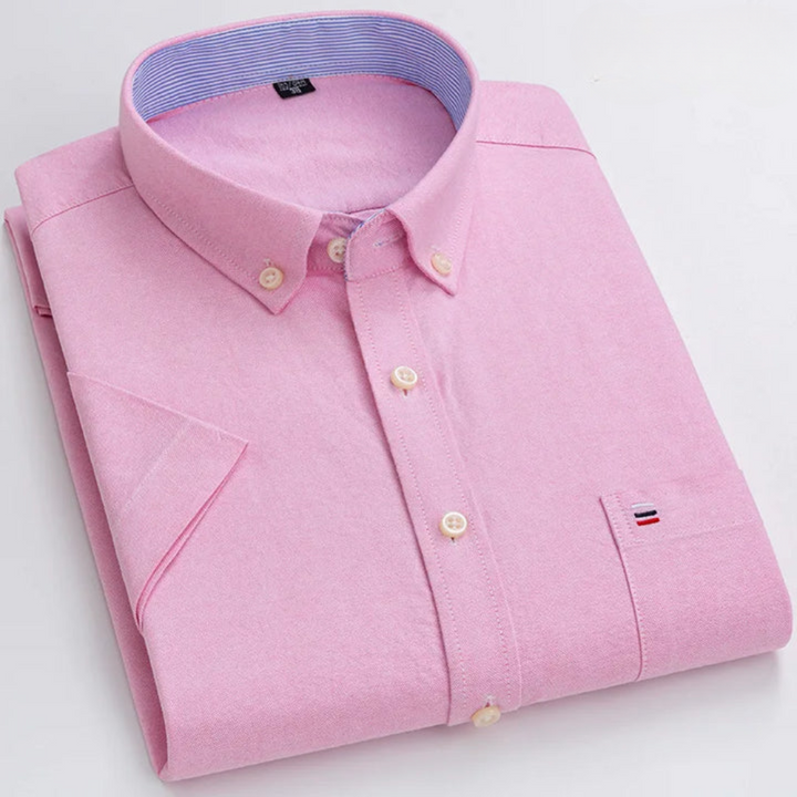 Petersen - Camisa Clássica de Algodão Com Padrão