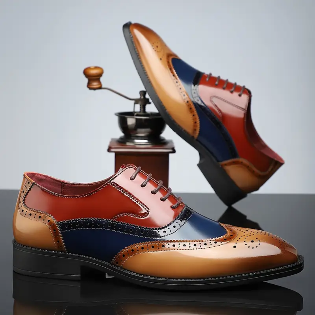 Shimon - Sapatos Oxford De Couro