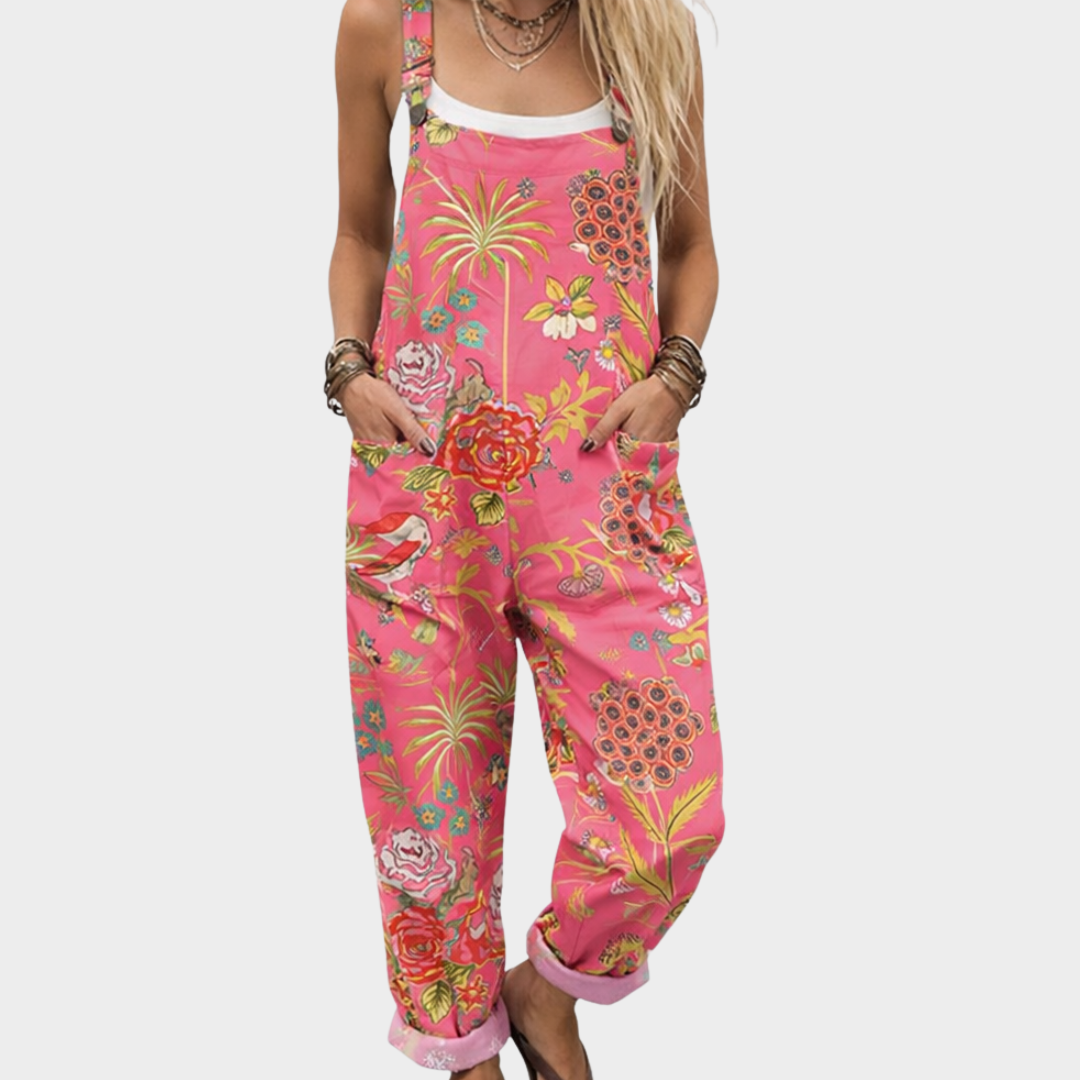 Coleene - Macacão Com Estampado Floral
