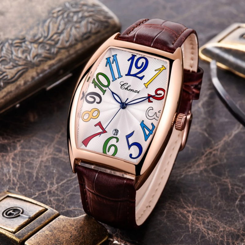 Simond - Relógio Elegante Com Bracelete Em Pele