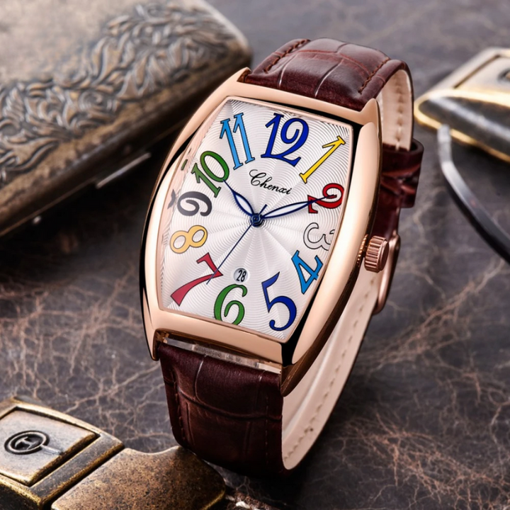 Simond - Relógio Elegante Com Bracelete Em Pele