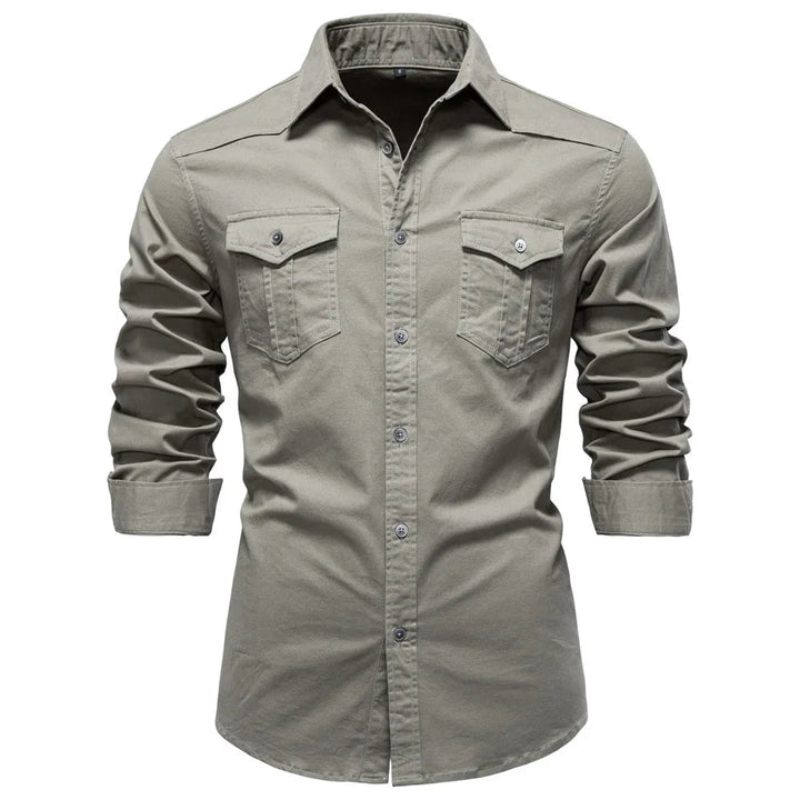 Sampath - Camisa de Manga Comprida em Algodão