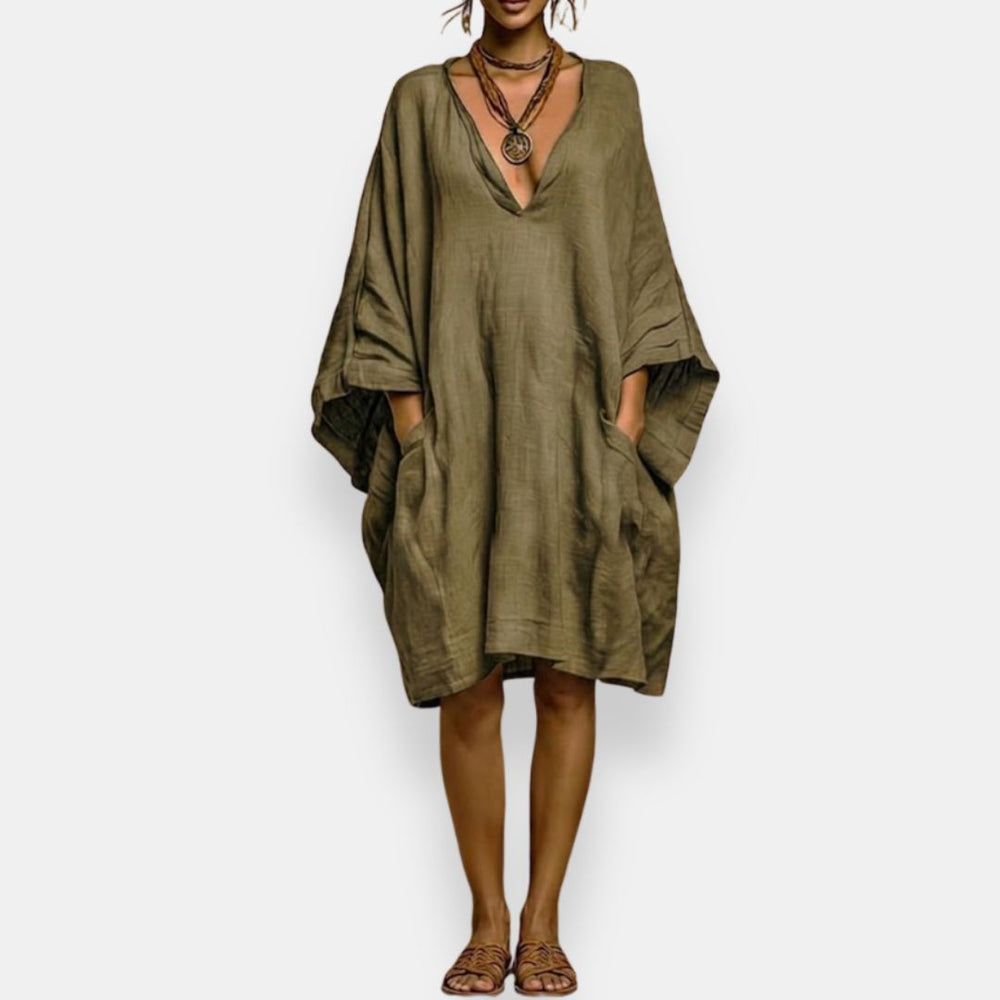Diaraye - Vestido Largo De Corte Baixo