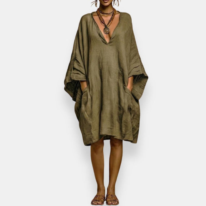 Diaraye - Vestido Largo De Corte Baixo