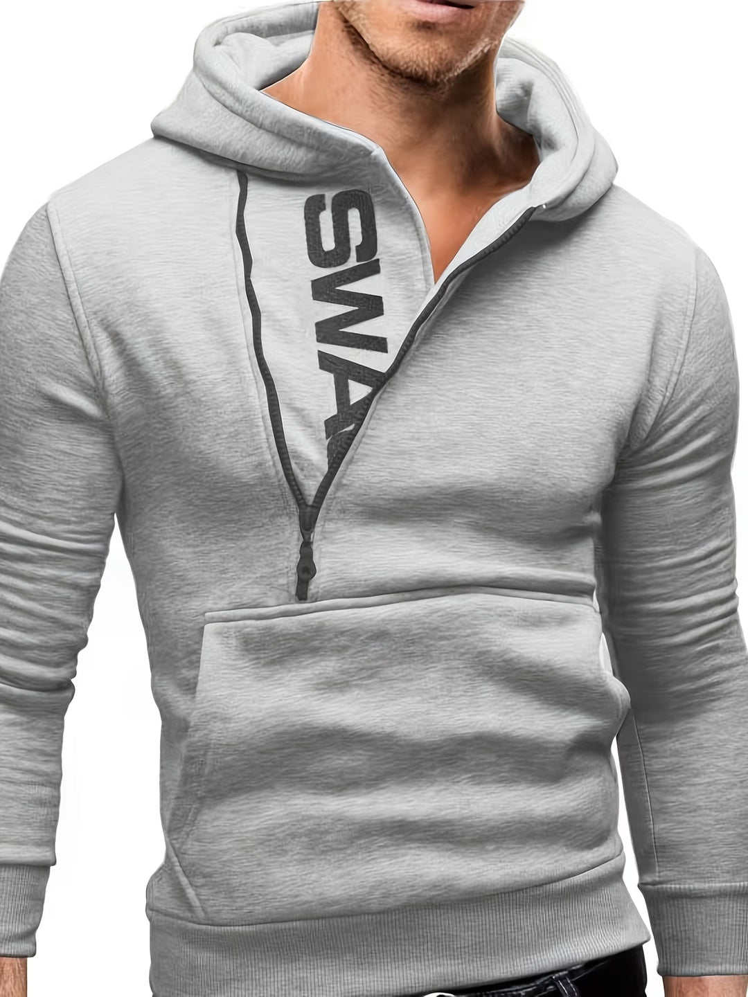 Erik - Camisola Com Capuz De Manga Comprida E Corte Justo