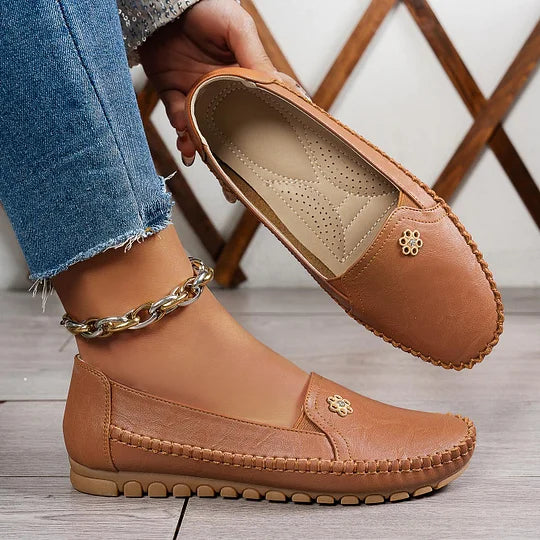 Avigayil - Sapatos Ortopédicos de Couro Leves