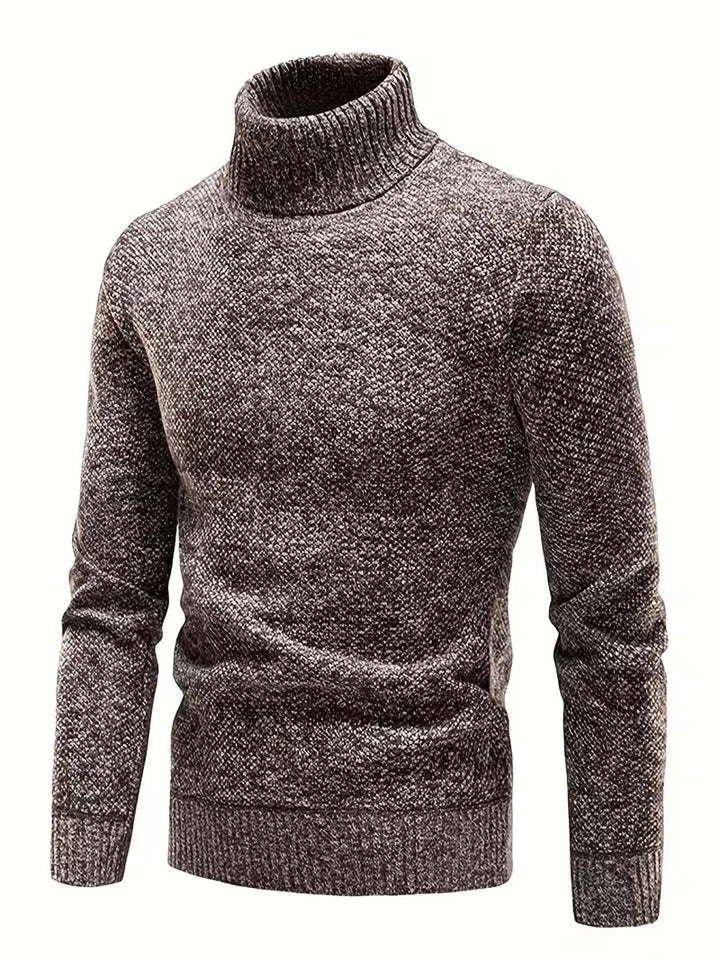 Wessam - Camisola De Malha Elegante Com Gola Alta