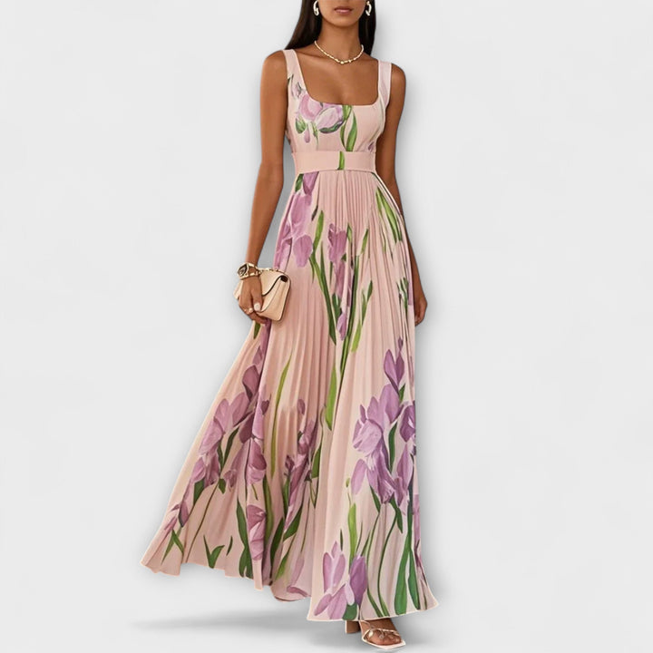 Tressa - Vestido Floral sem  Mangas Cheio De Estilo