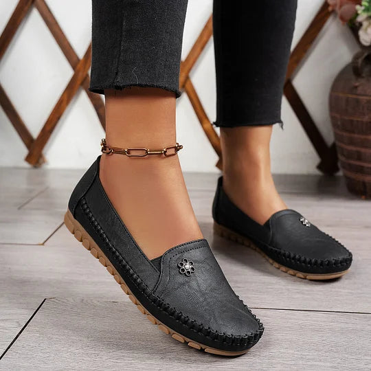 Avigayil - Sapatos Ortopédicos de Couro Leves