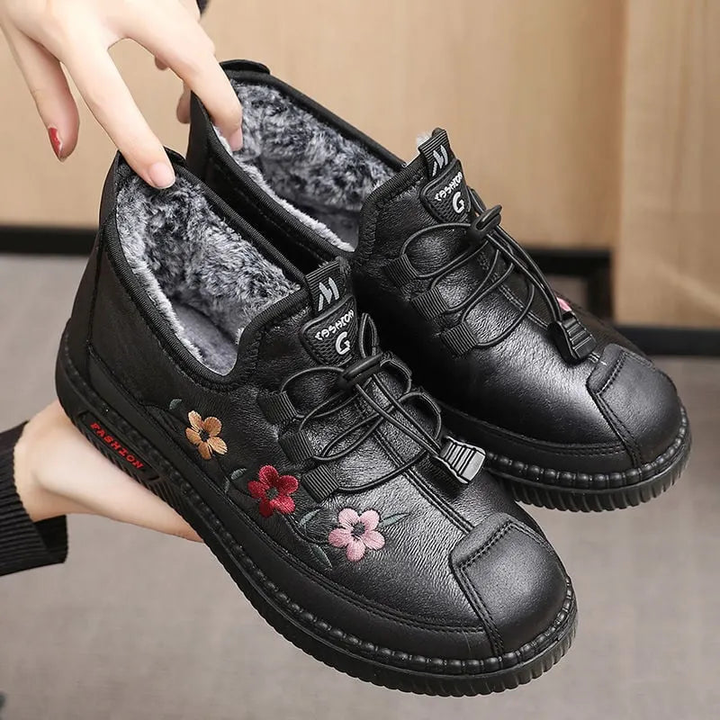 Yolina - Sapatos De Couro Com Atacadores