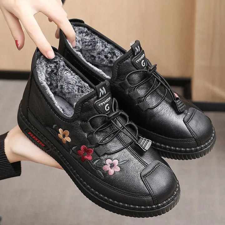 Yolina - Sapatos De Couro Com Atacadores