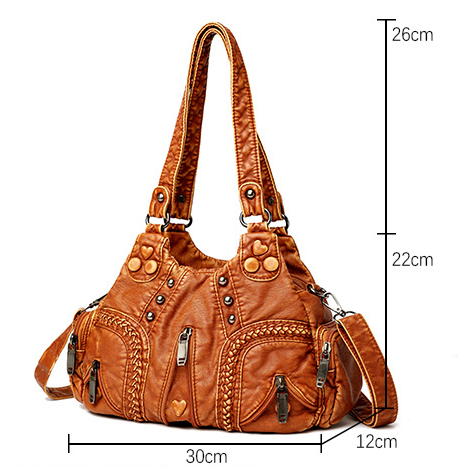 Alician - Mala Boho com Vários Bbolsos com Fecho