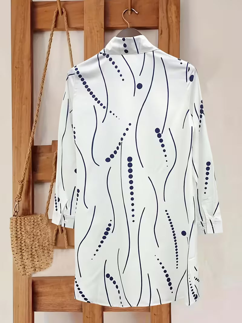Belma - Vestido-Camisa Elegante Com Botões