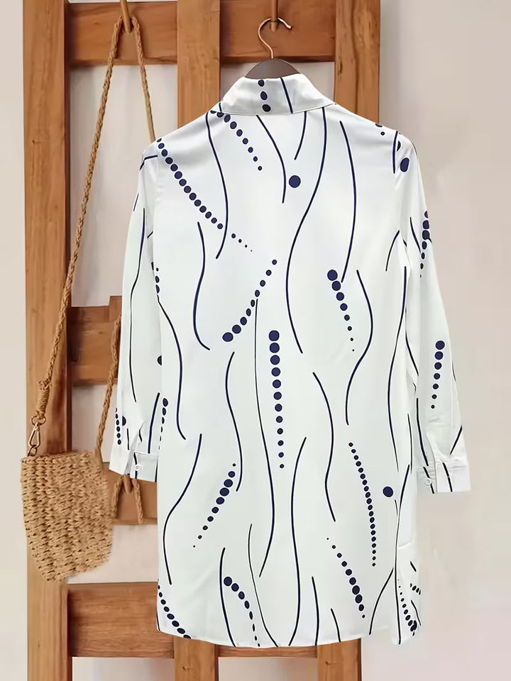Belma - Vestido-Camisa Elegante Com Botões