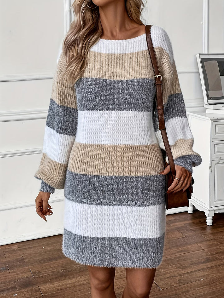 Dastina - Vestido-camisola De Malha Com Mangas Compridas