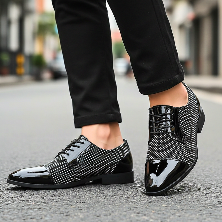 Dernard - Sapatos De Couro Com Atacadores