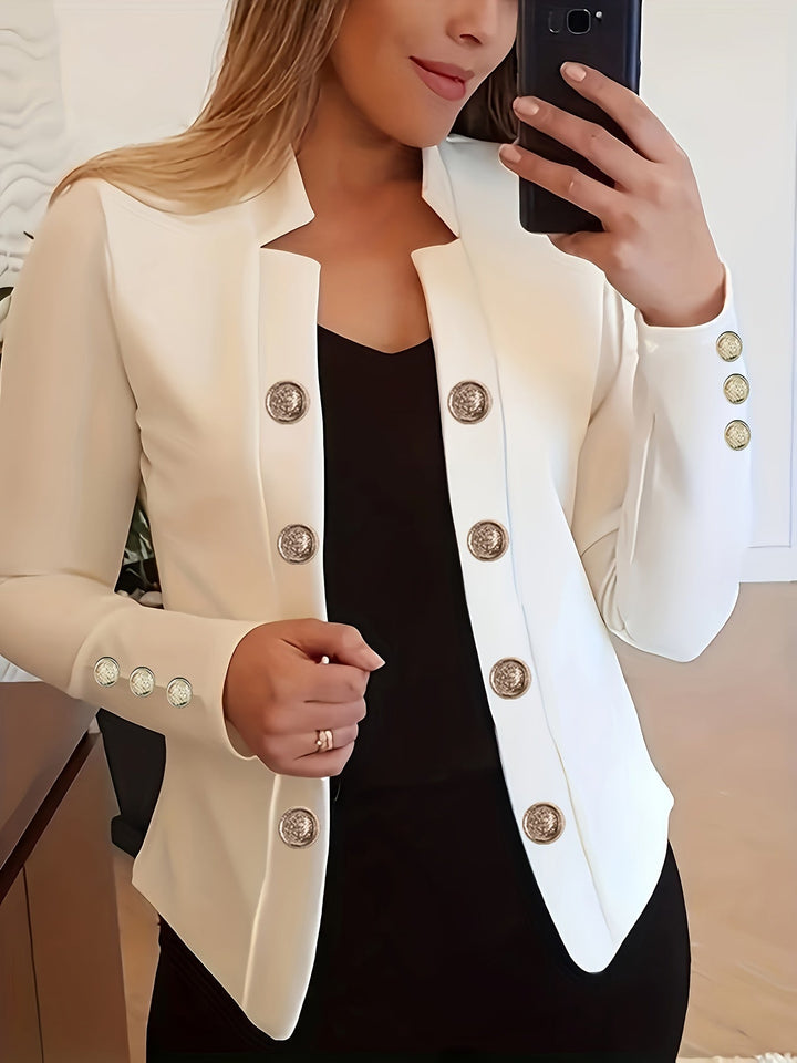 Raakel - Blazer De Manga Comprida Com Punhos E Fecho Duplo À Frente