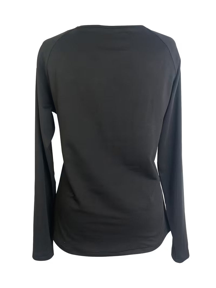 Mesha - Camisola De Manga Comprida Com Decote Em V E Inserção Em Malha