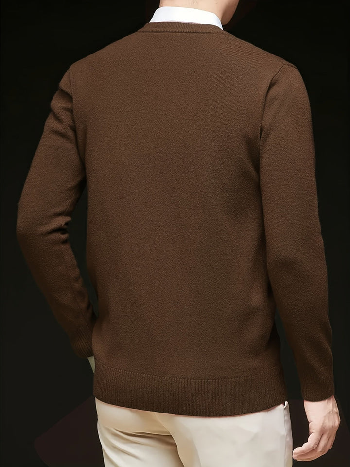 Dionysis - Camisola de Malha Com Decote em V «Cross Border»