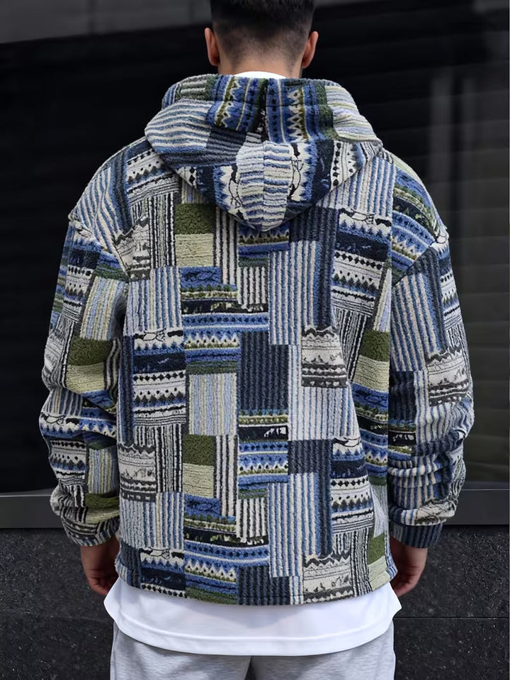 Silvain - Camisola Com Capuz, Estampa E Fecho De Correr