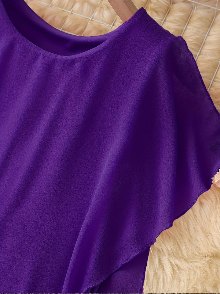 Maren - Vestido Midi Elegante Sem Mangas