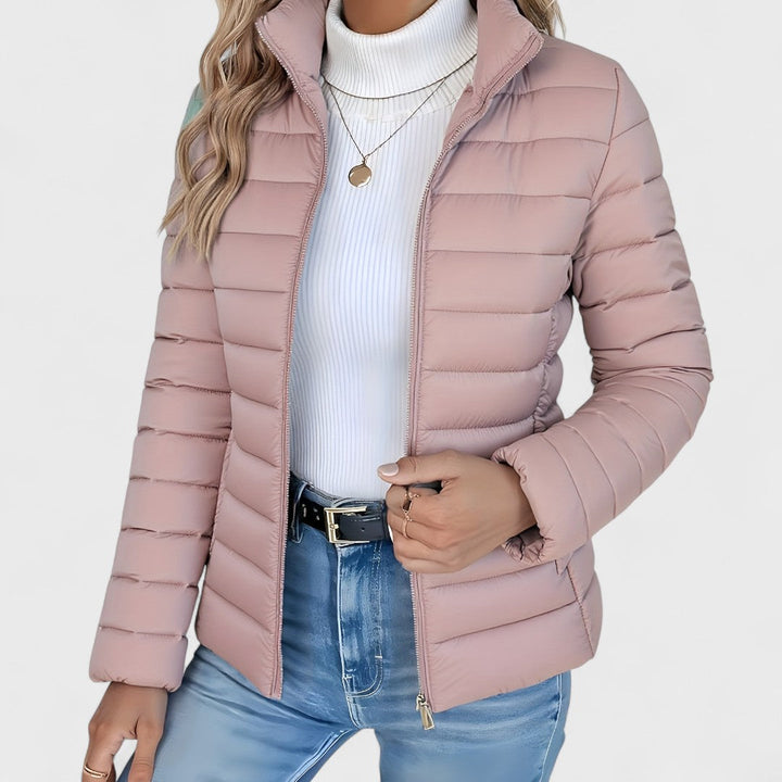 Simone - Casaco comprido Elegante com Gola
